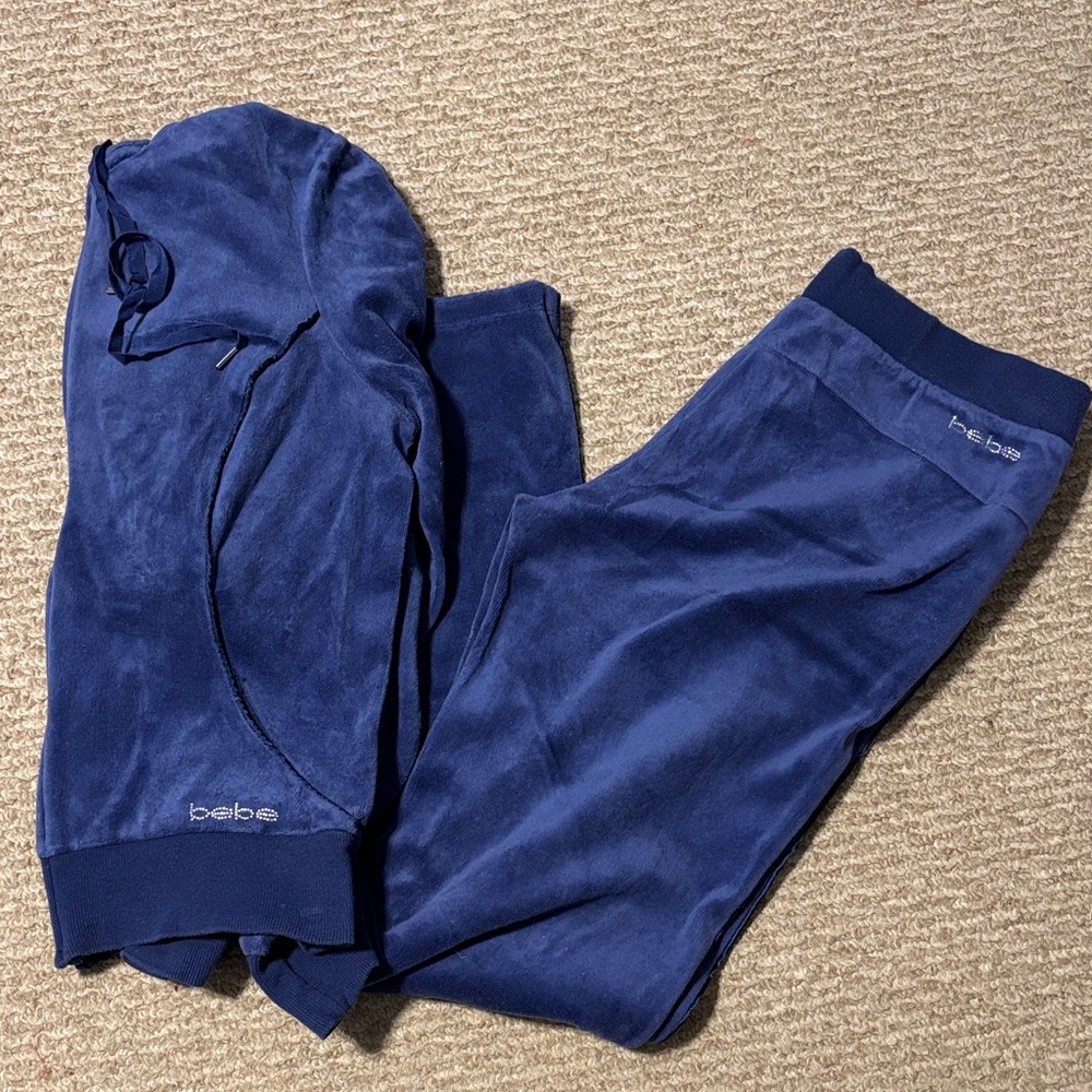 Bebe Velour tracksuit